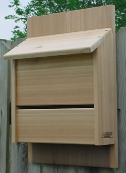 Cedar 3 Chamber Bat House