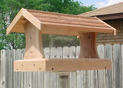 Cedar Hopper Feeder