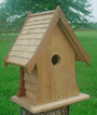 Cottage Bird house Shingle Roof