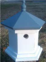 Hampton Bird House - Colonial Blue