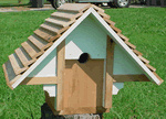 Lattice Roof Birdhouse