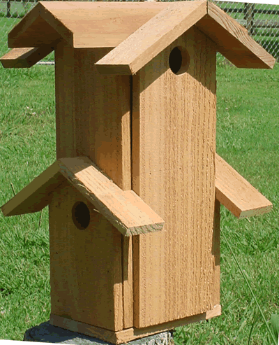 Mini Tower Birdhouse