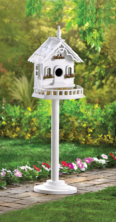 Standing Victorian Bird House