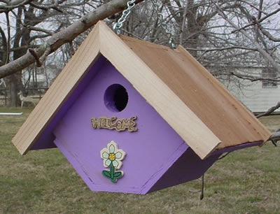 Wren, Diamond, Lavendar, Cedar Roof