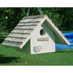 Wren House, Garden, Oyster White, Shingle Roof