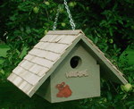 Wren House, Garden, Sage, Shingle Roof